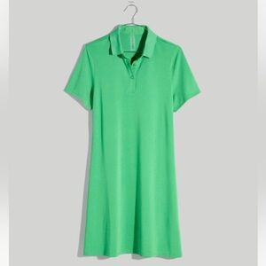 Outdoor Voices Kelly Green Birdie Polo Dress